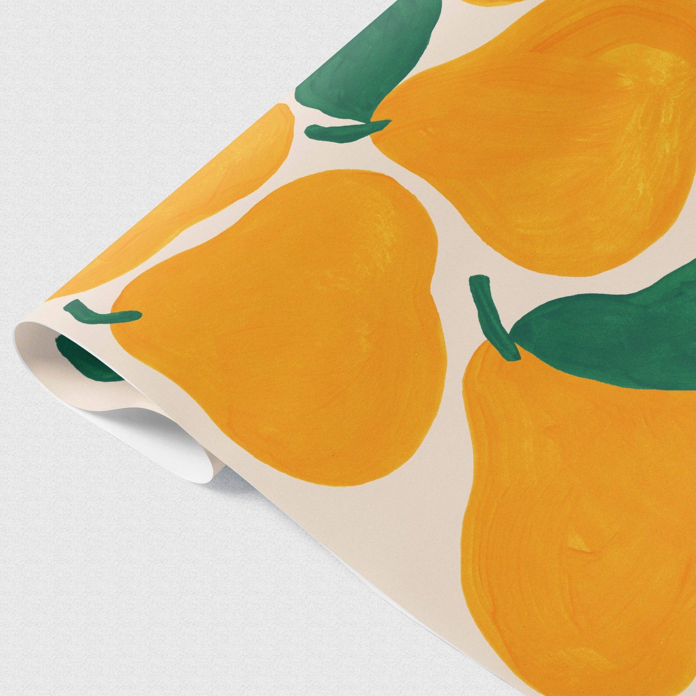 Yellow Pears Gift Wrap