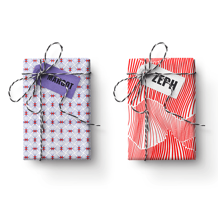 Margot Double-Sided Stone Gift Wrap