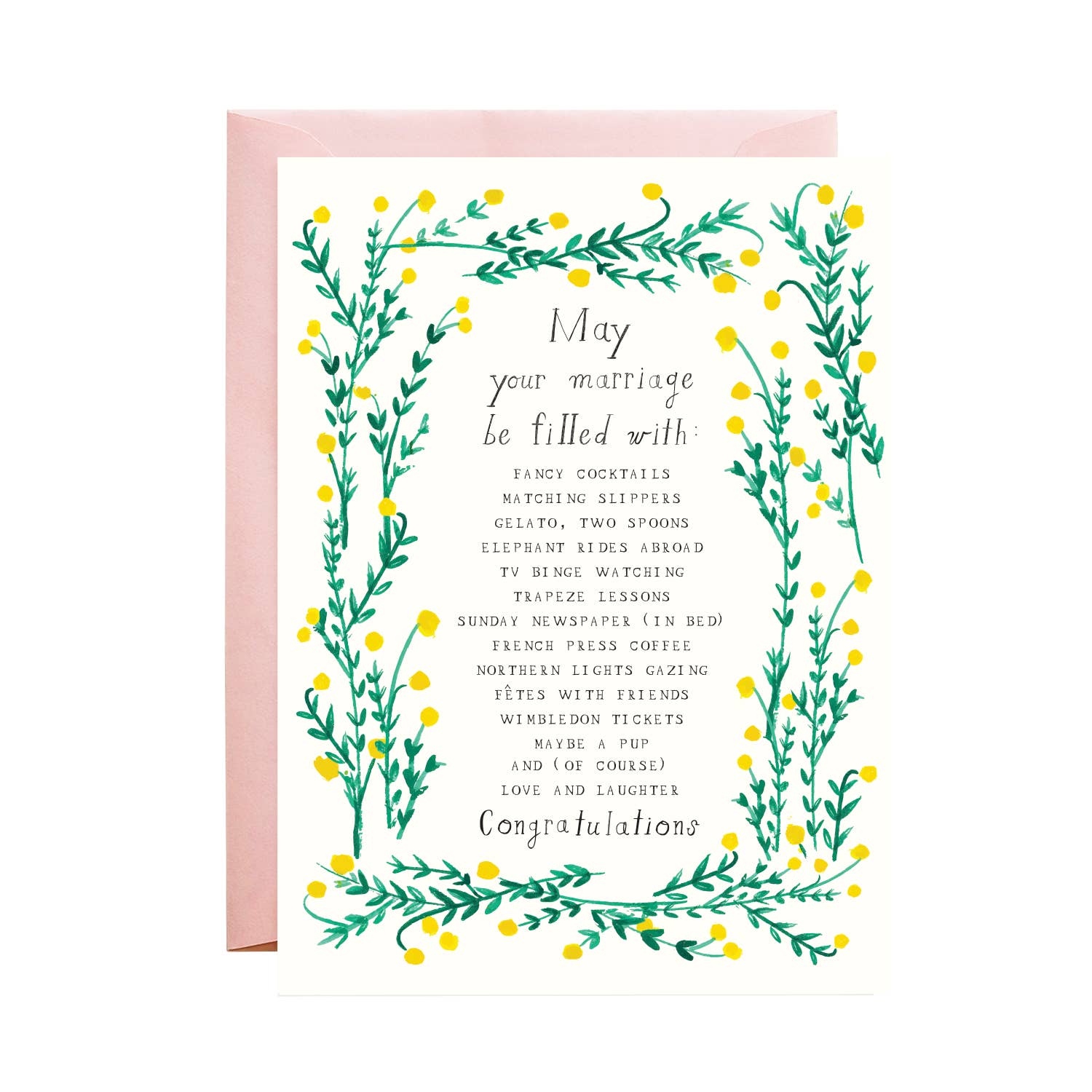 Laughter and Bubbly Card