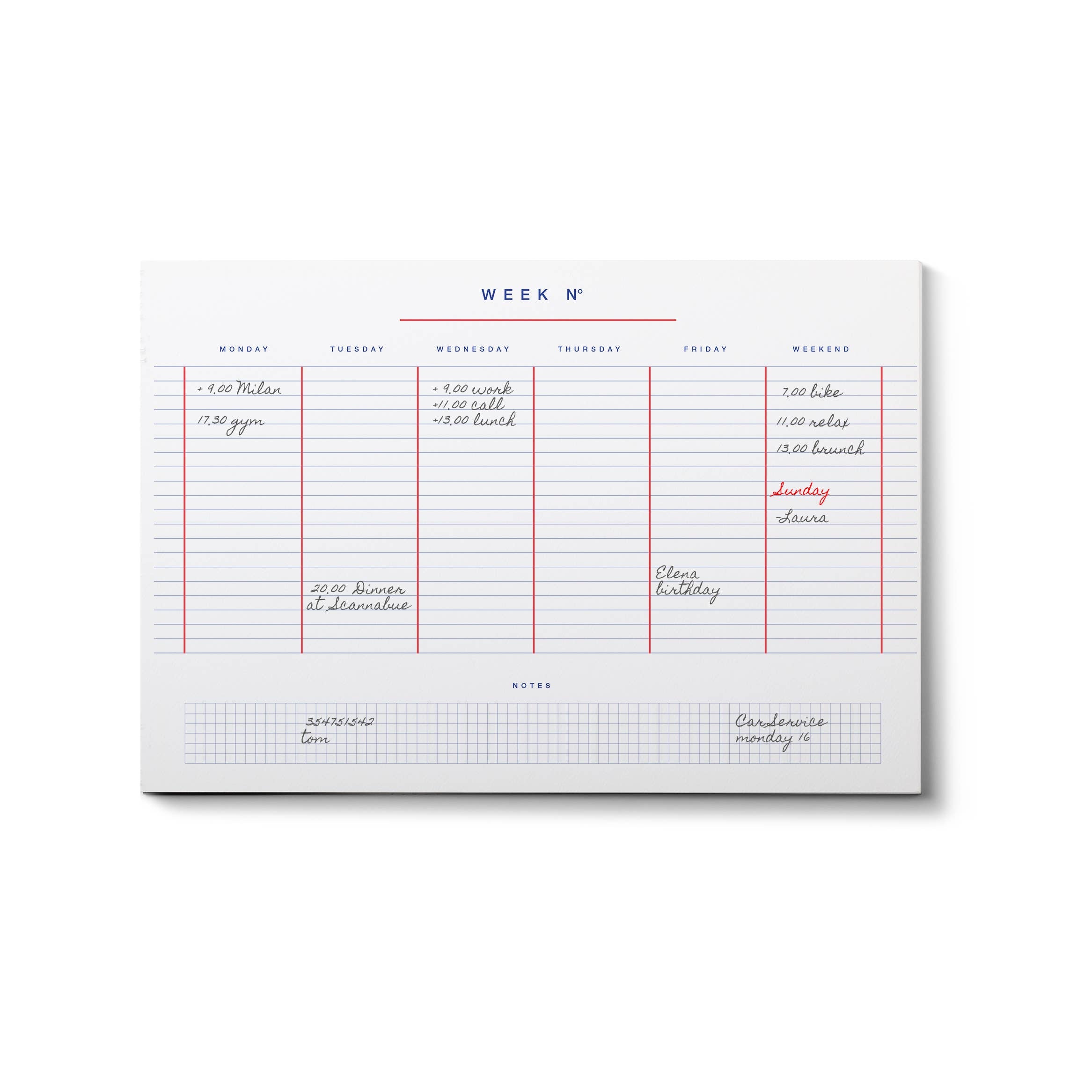 Weekly Planner