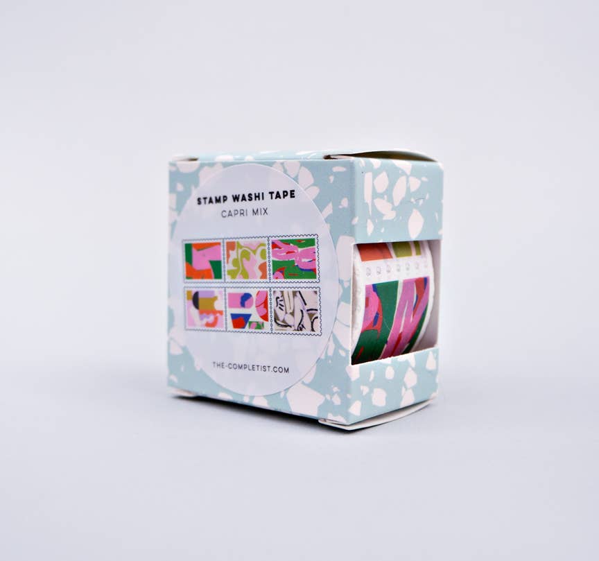 Capri Mix Stamp Washi Tape
