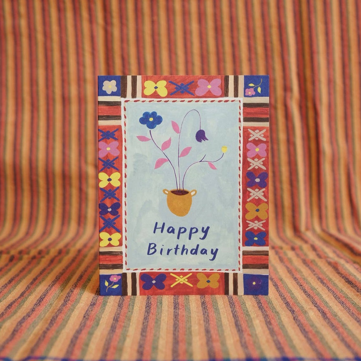 Flower Pot Birthday Card