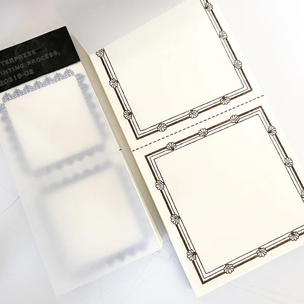 Medium Square Letterpressed Labels