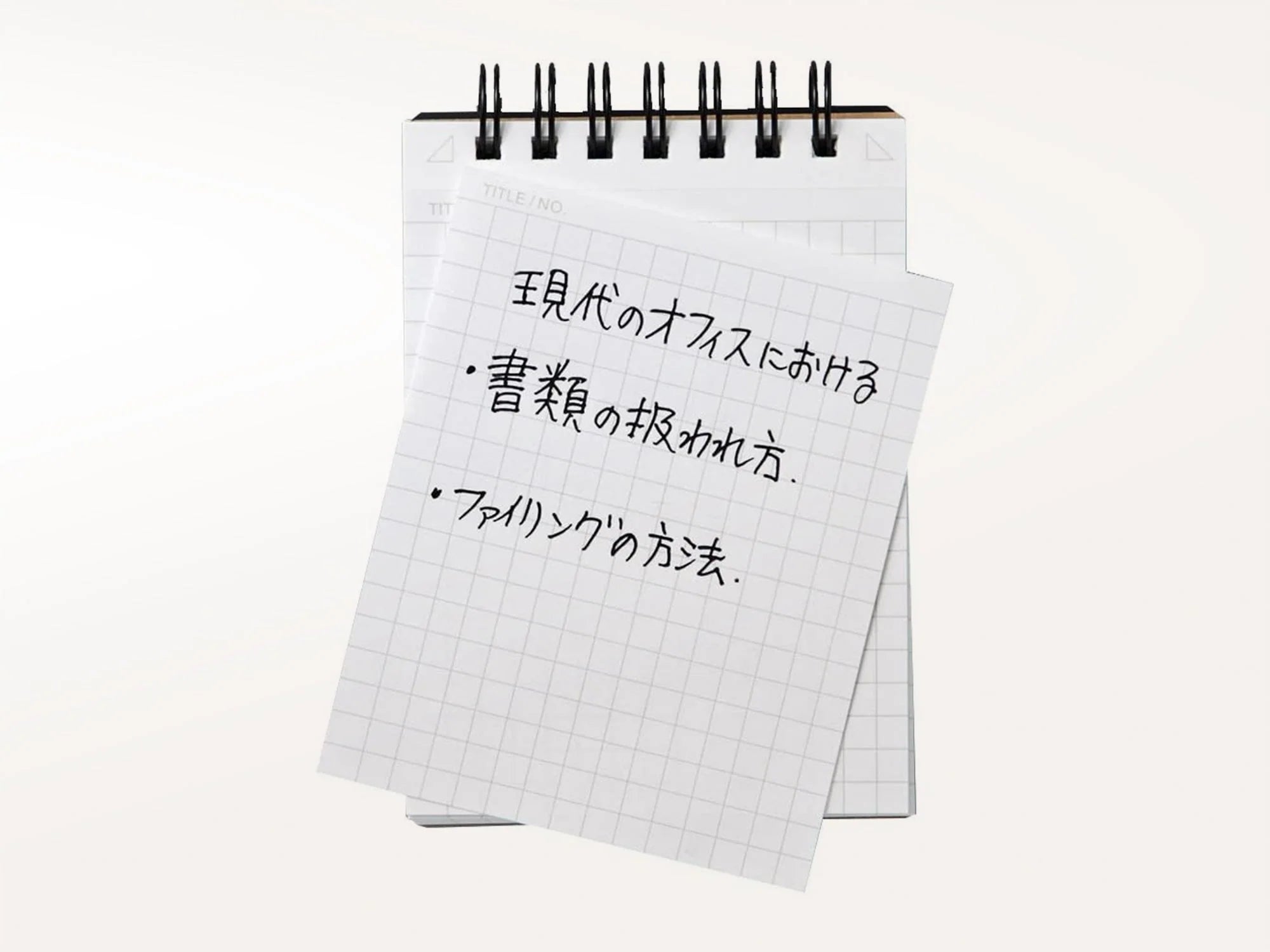 Mnemosyne A7 Grid Spiral Notepad