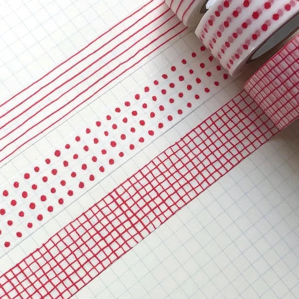 Mitsou Red Washi Tape