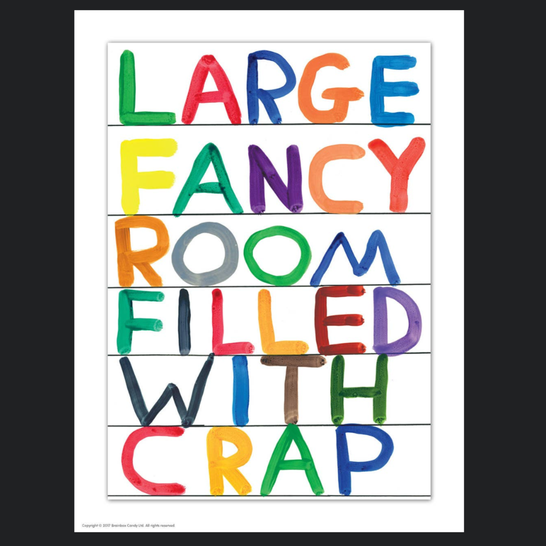 Large Fancy Room Postcard