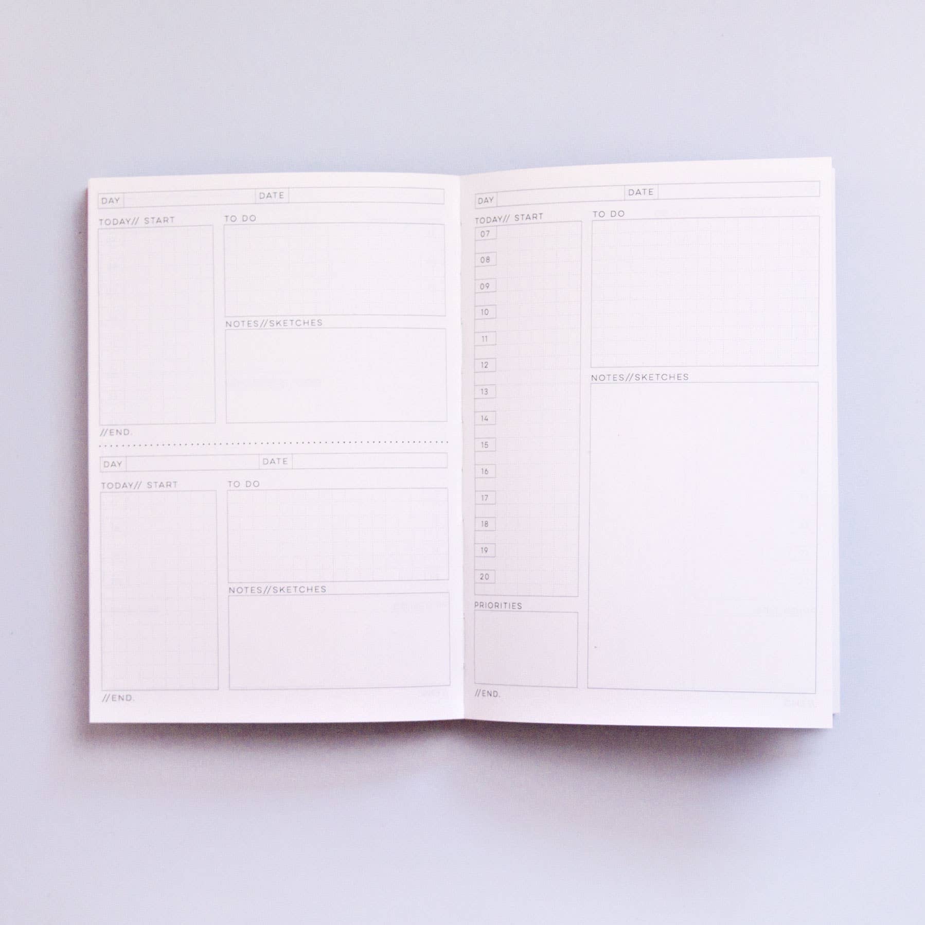 Bookends No. 1 Daily Planner Book