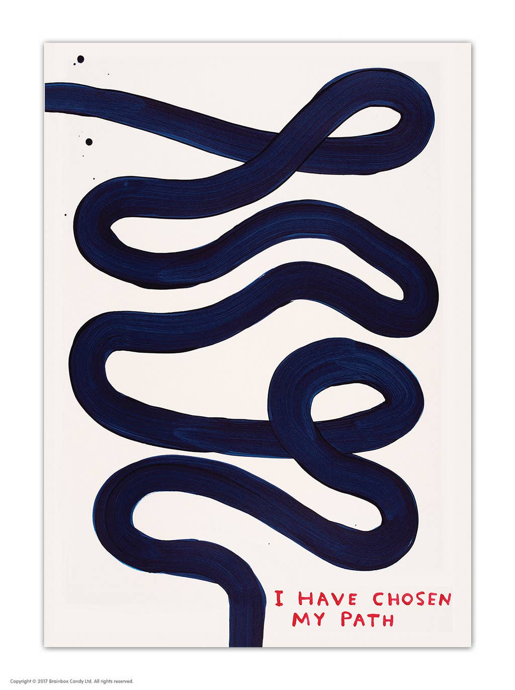 I Have Chosen My Path Postcard
