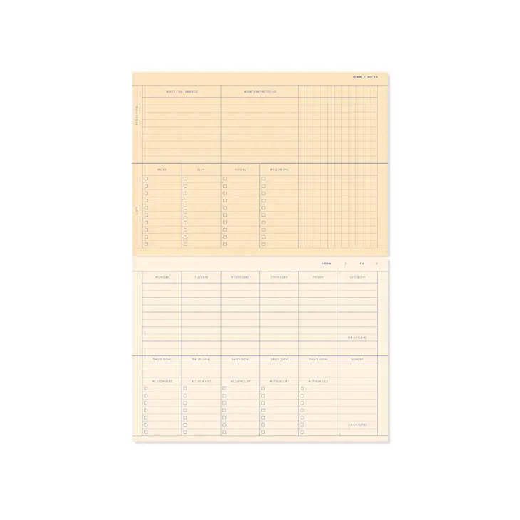 Lavender Blue Desk Planner