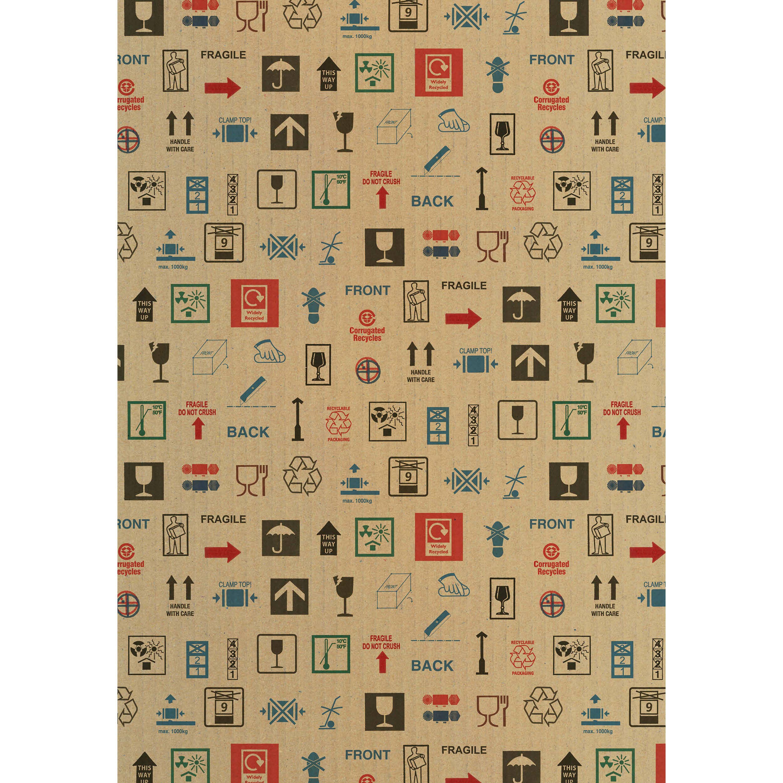 Packing Symbols Gift Wrap