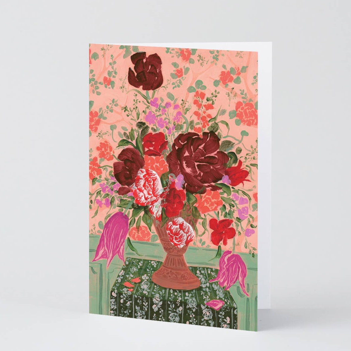 Red Bouquet Card