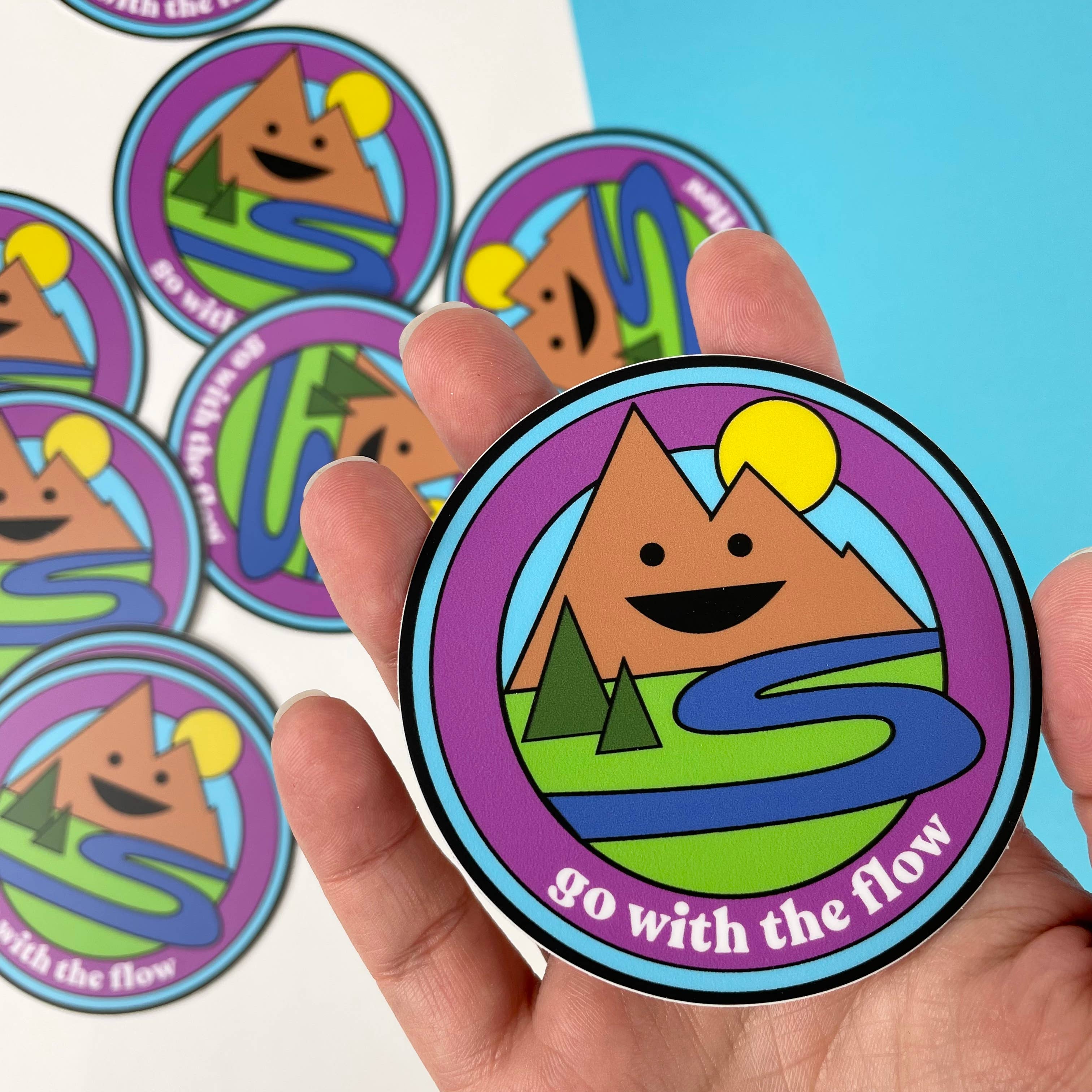 Go With The Flow Sticker