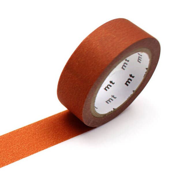 Matte Burnt Orange Washi Tape