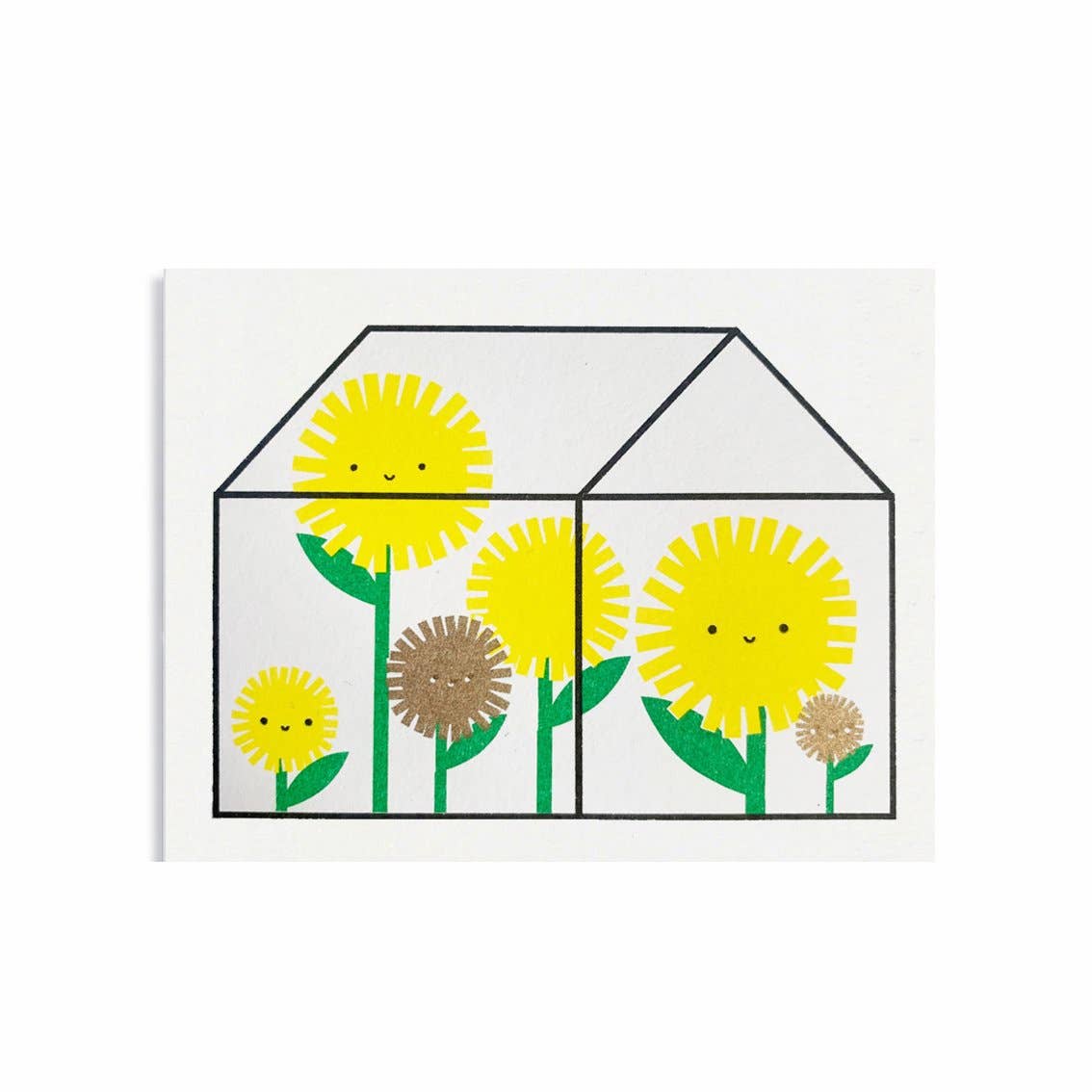 Sunflower House Mini Card