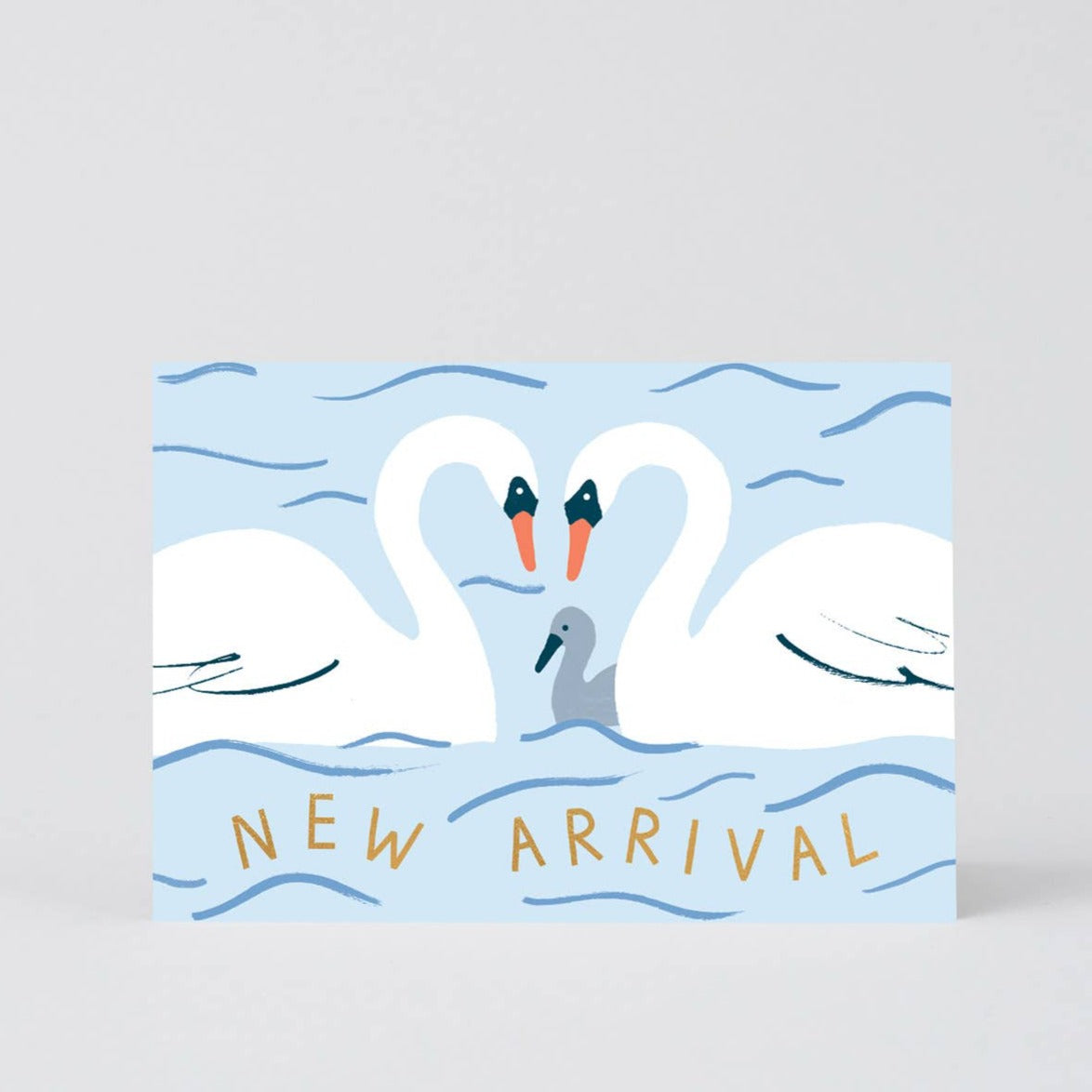 New Arrival Swans Card
