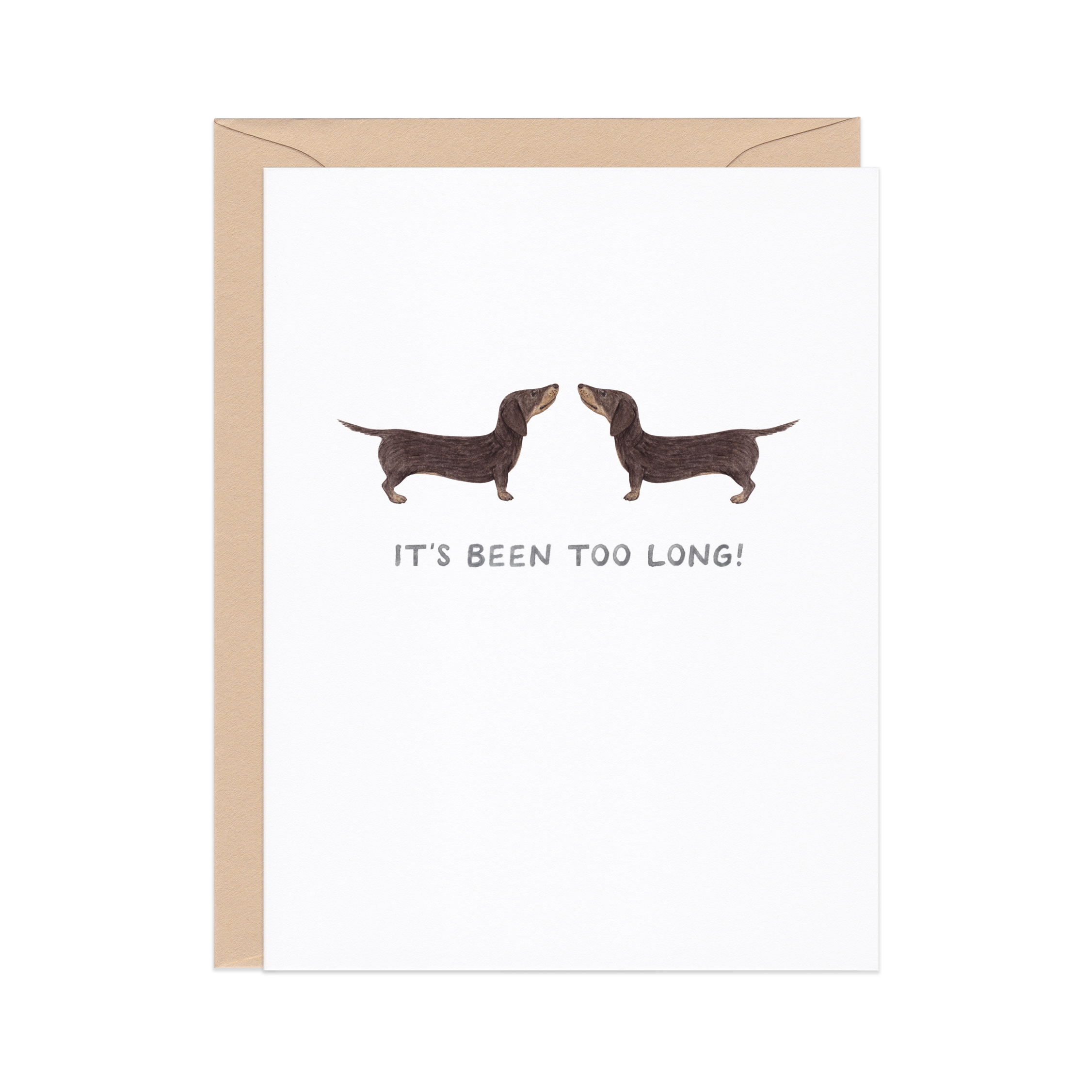 Too Long Dachshund — Animal Everyday Card
