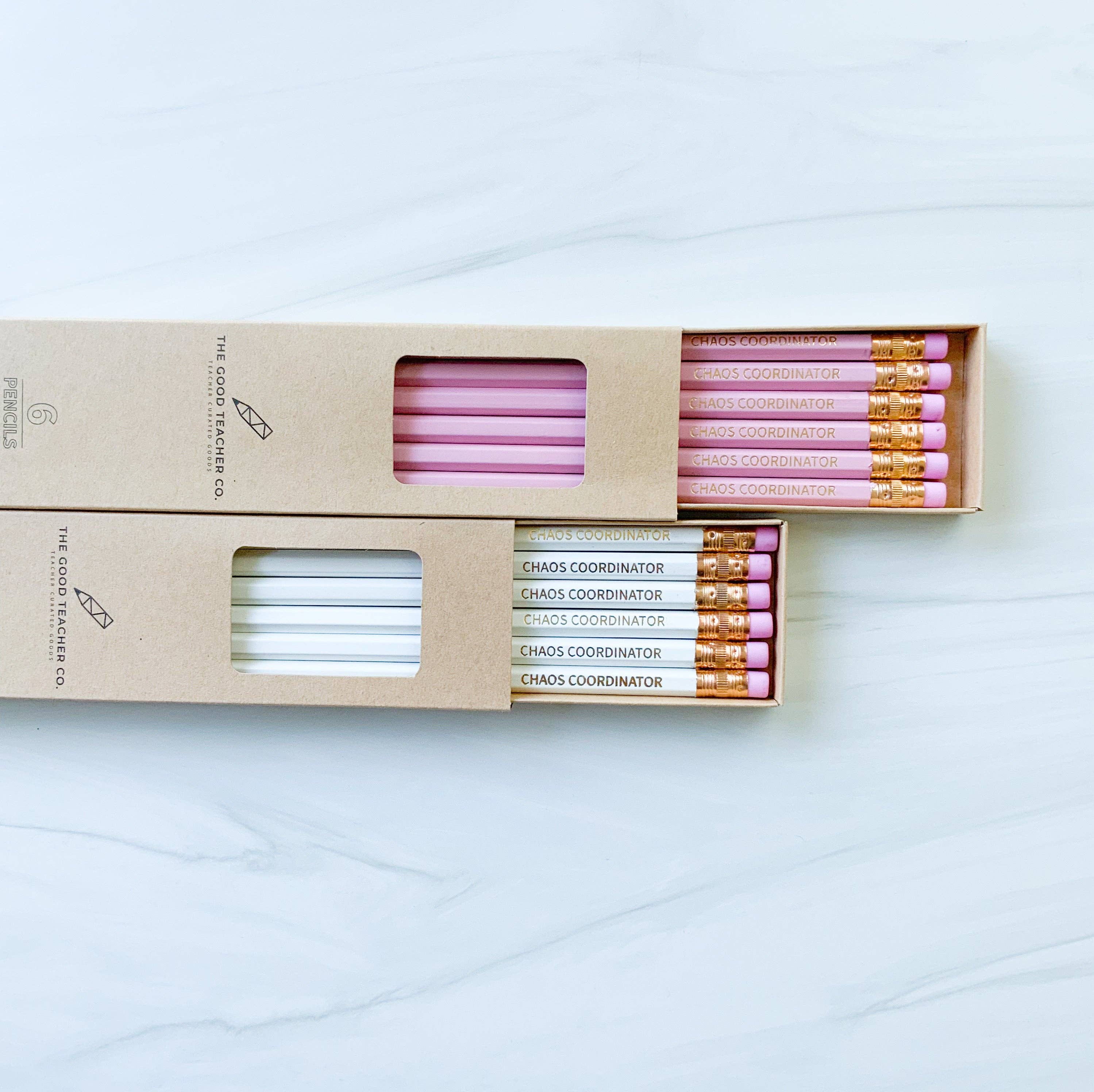 Set of 6 Chaos Coordinator Pencils / Sharpened