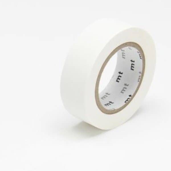 Matte White Washi Tape