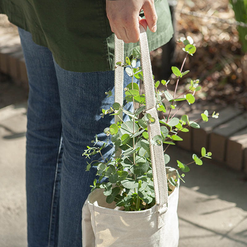 Canvas Flower Bag / Natural