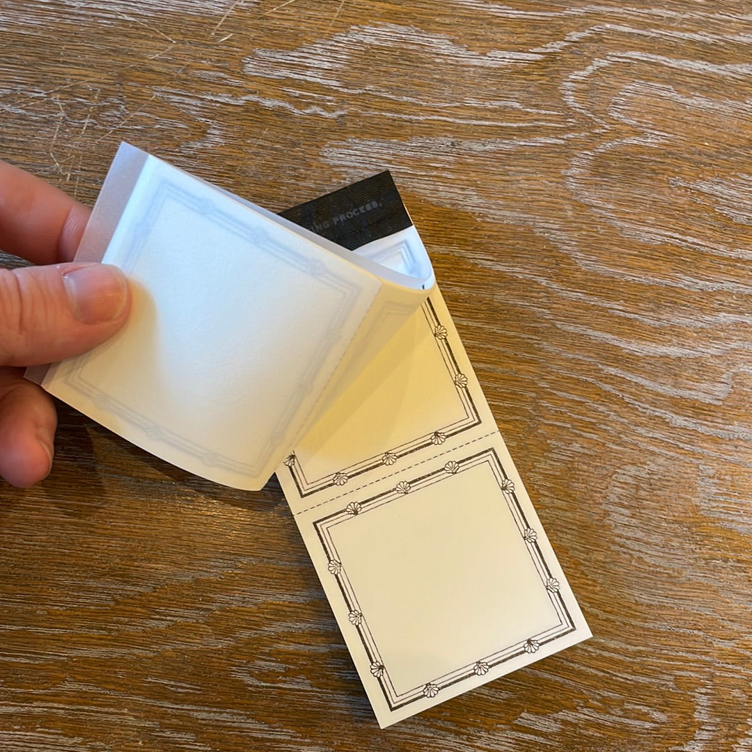 Medium Square Letterpressed Labels