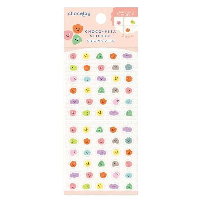 Furukawashiko Chocolog Choco-Peta Stickers / Feelings