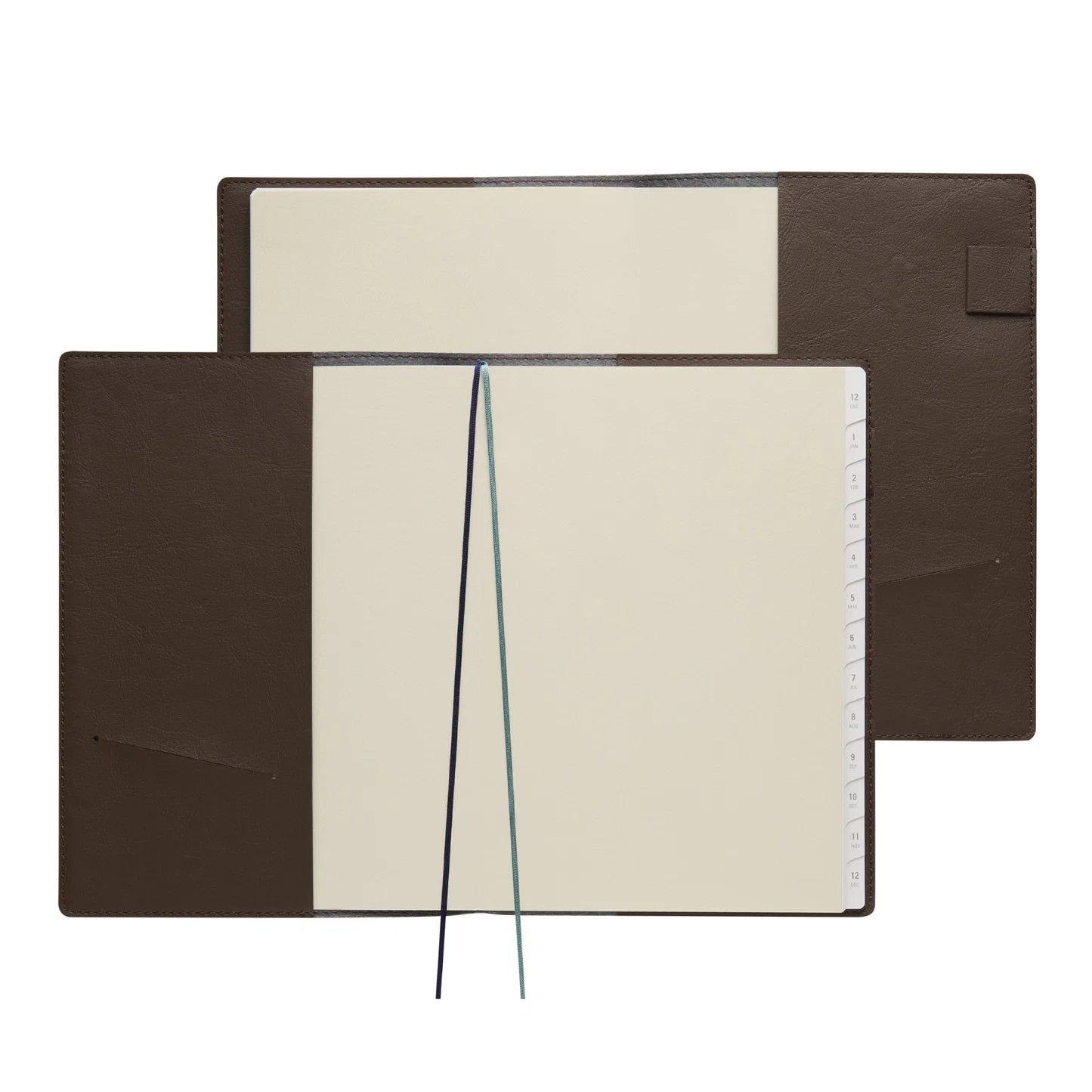 Hightide 2027 Weekly Diary / Calm A5 Vertical / Dark Brown