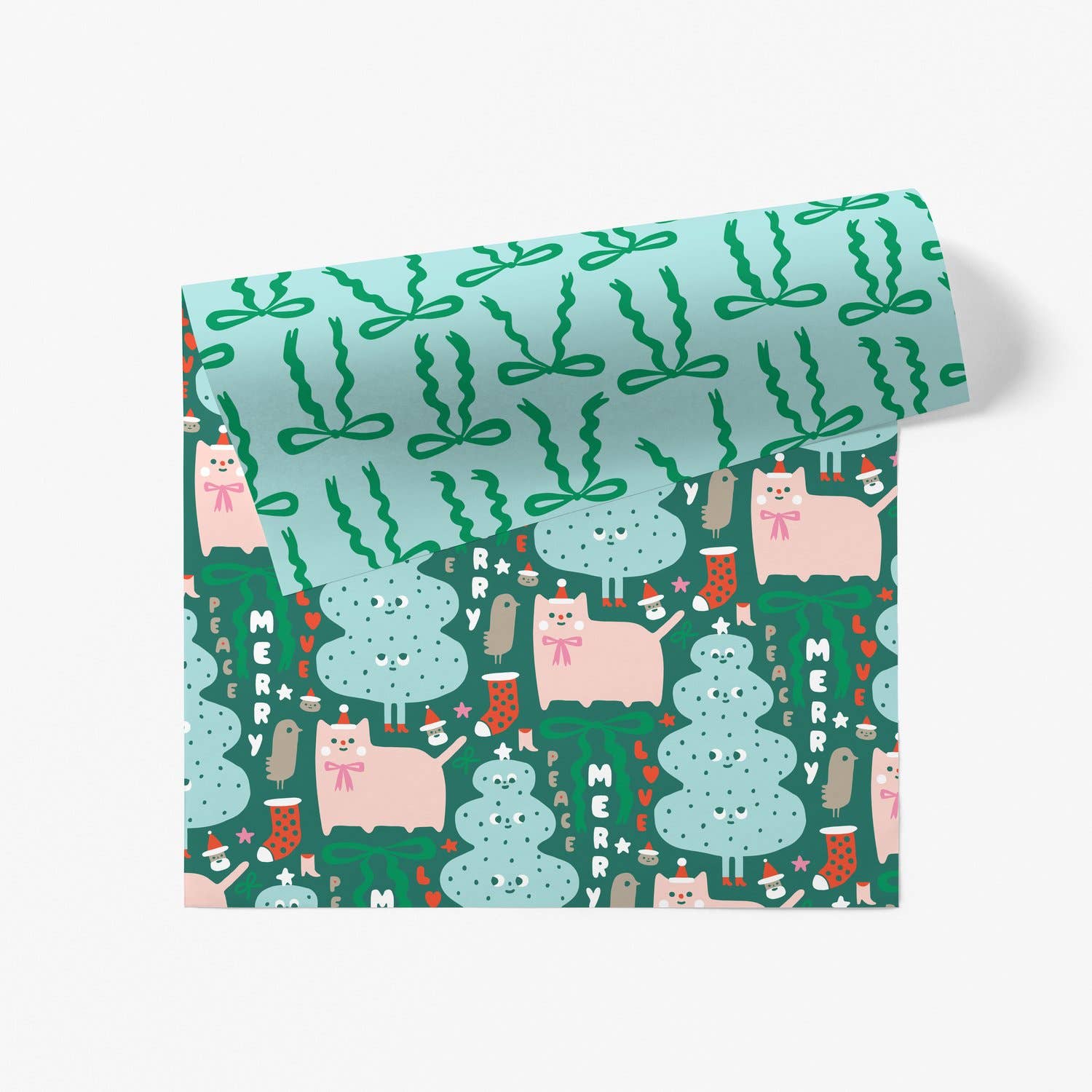 Peace Love Merry Gift Wrap