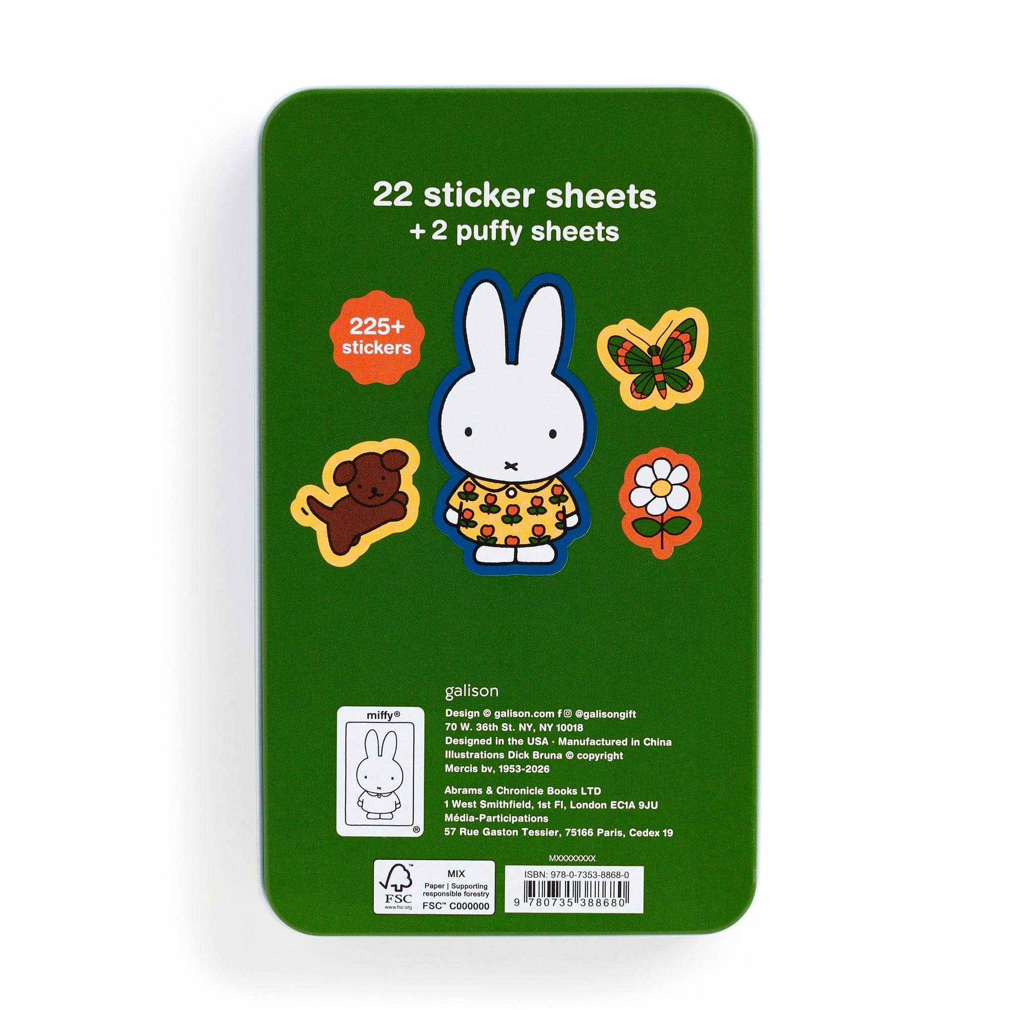 Miffy Sticker Tin