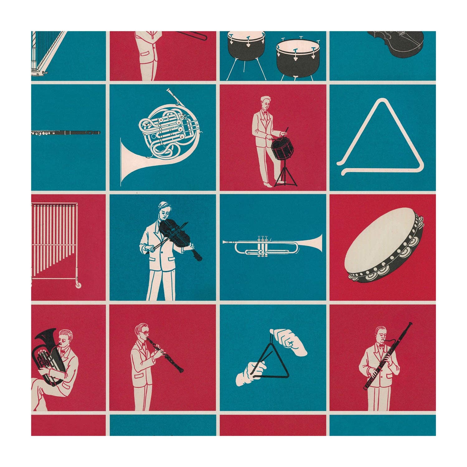 Musical Instruments gift wrap