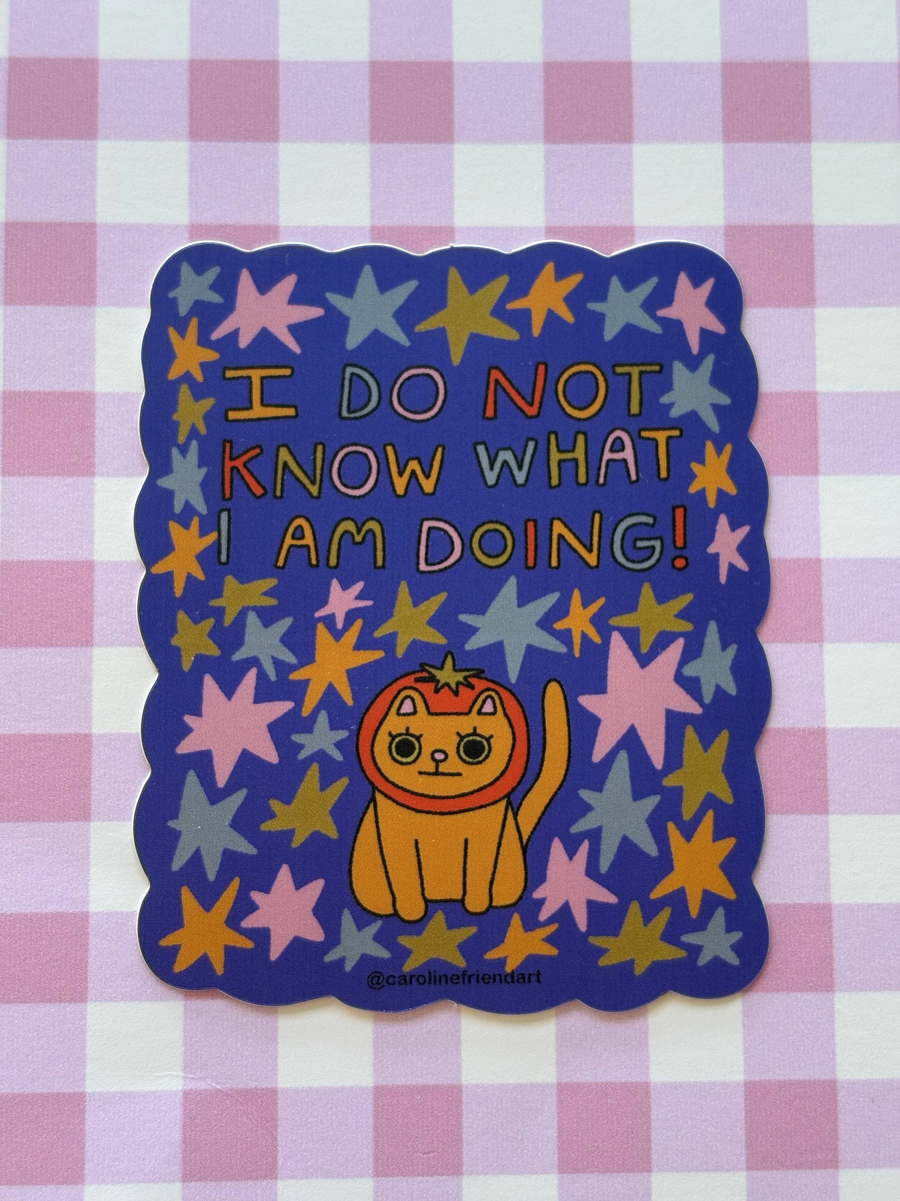 I Do Not Know What I Am Doing Sticker