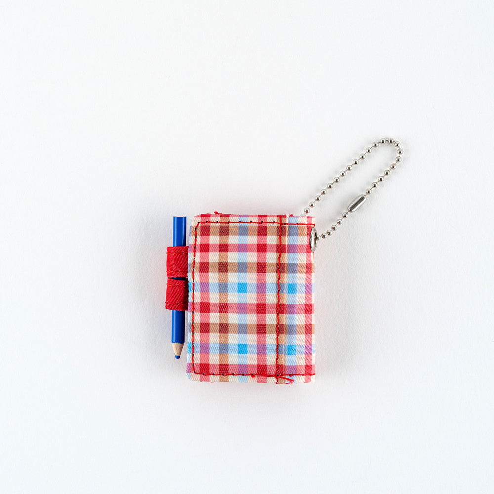Hobonichi Techo Mini Keychain / Bright Plaid