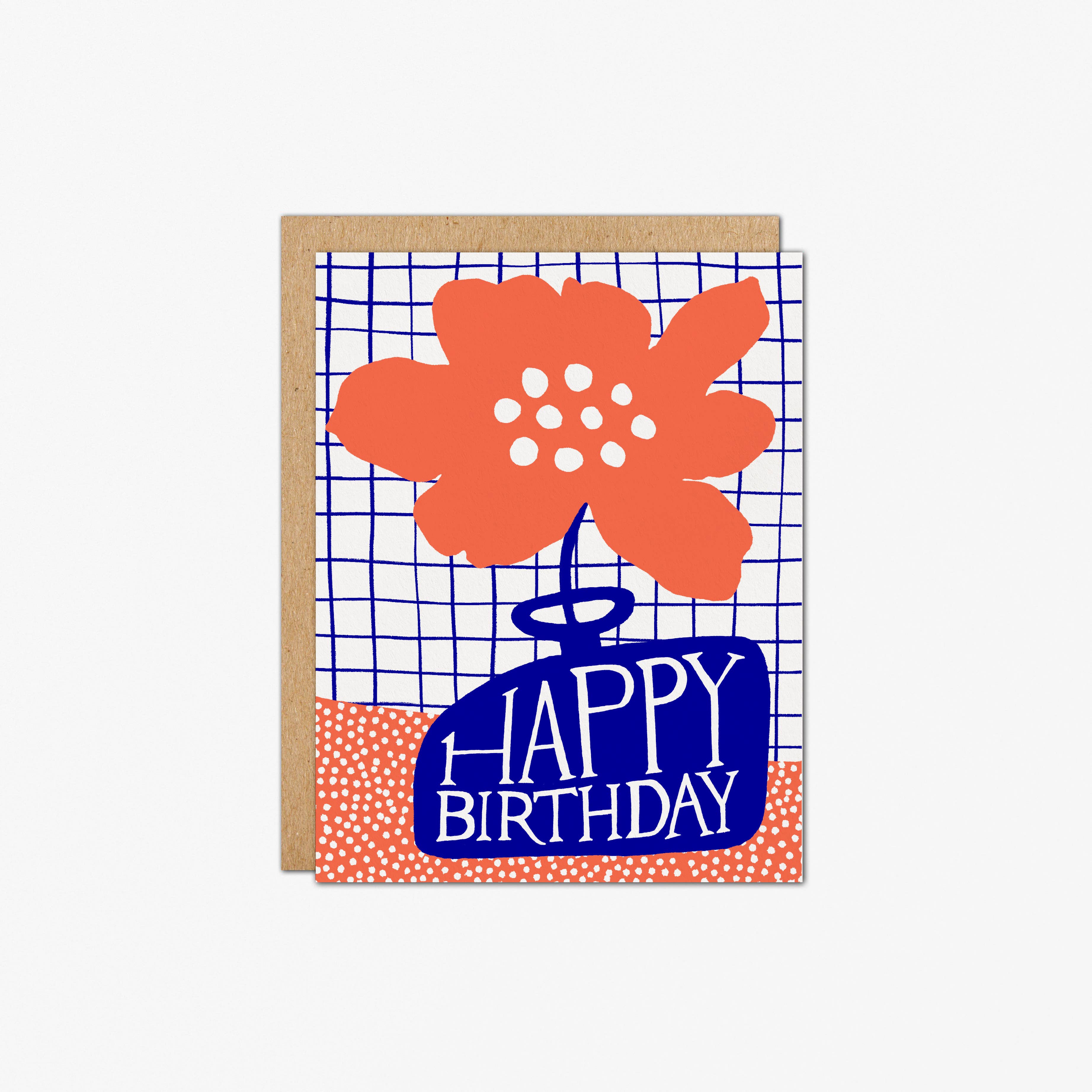 Bud Vase Birthday Card