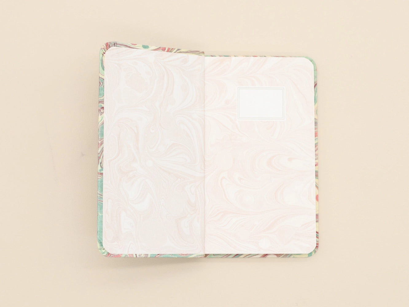 Marble Hardcover Journal / Pocket / Halcyon