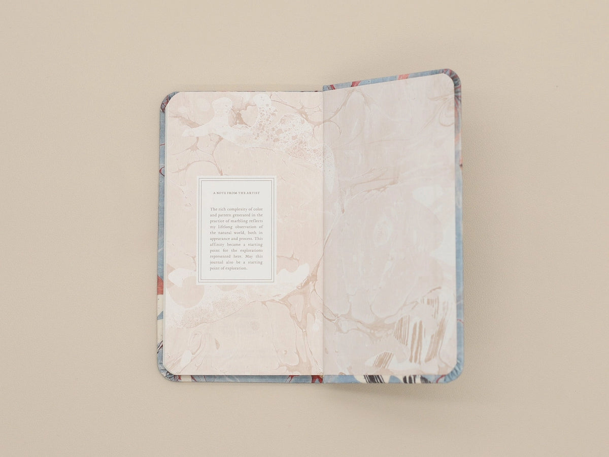 Marble Hardcover Journal / Pocket / Fluxus