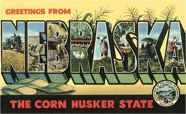 Greetings from Nebraska Postcard No. 4