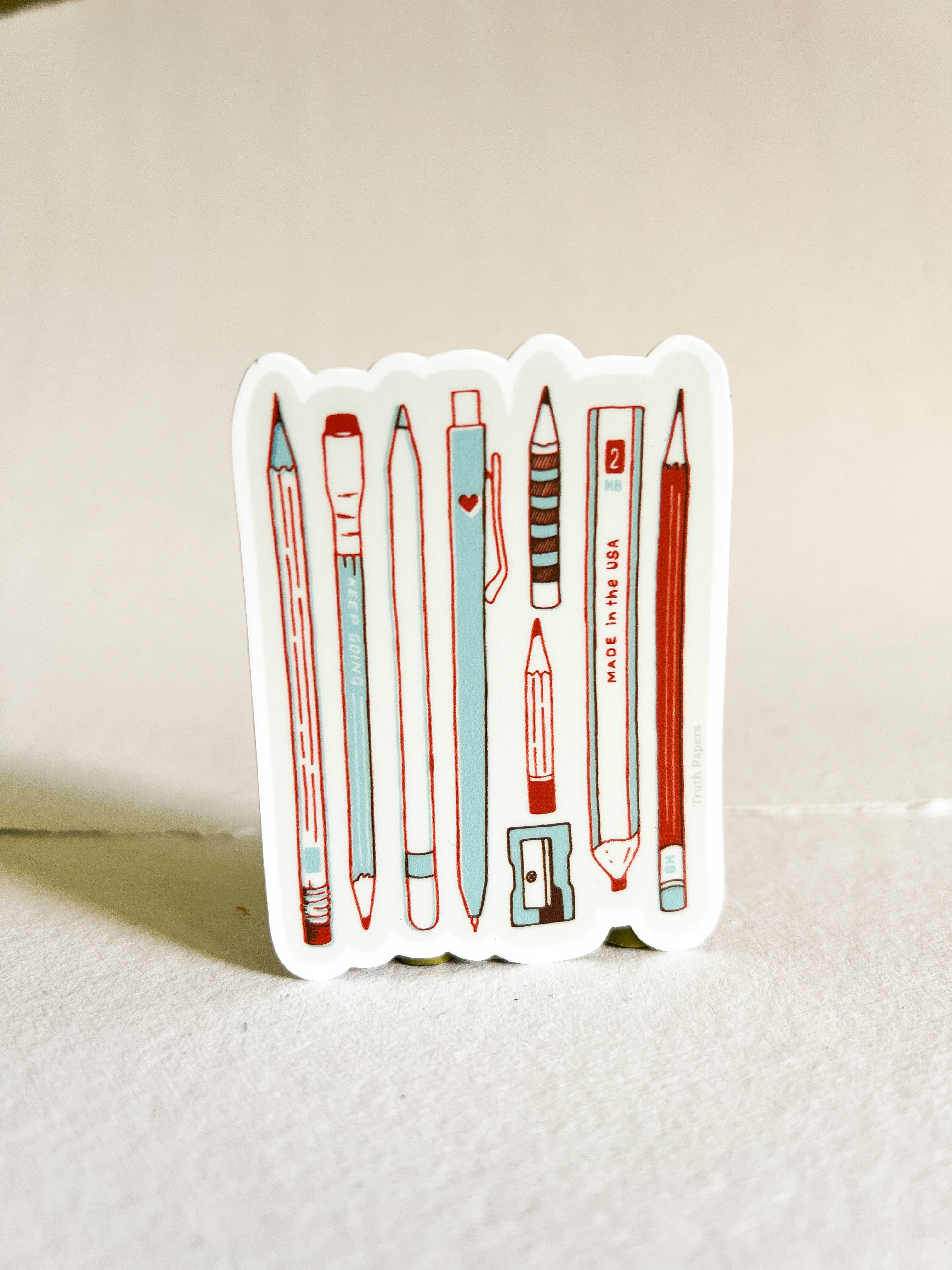 Pencil Collection Sticker