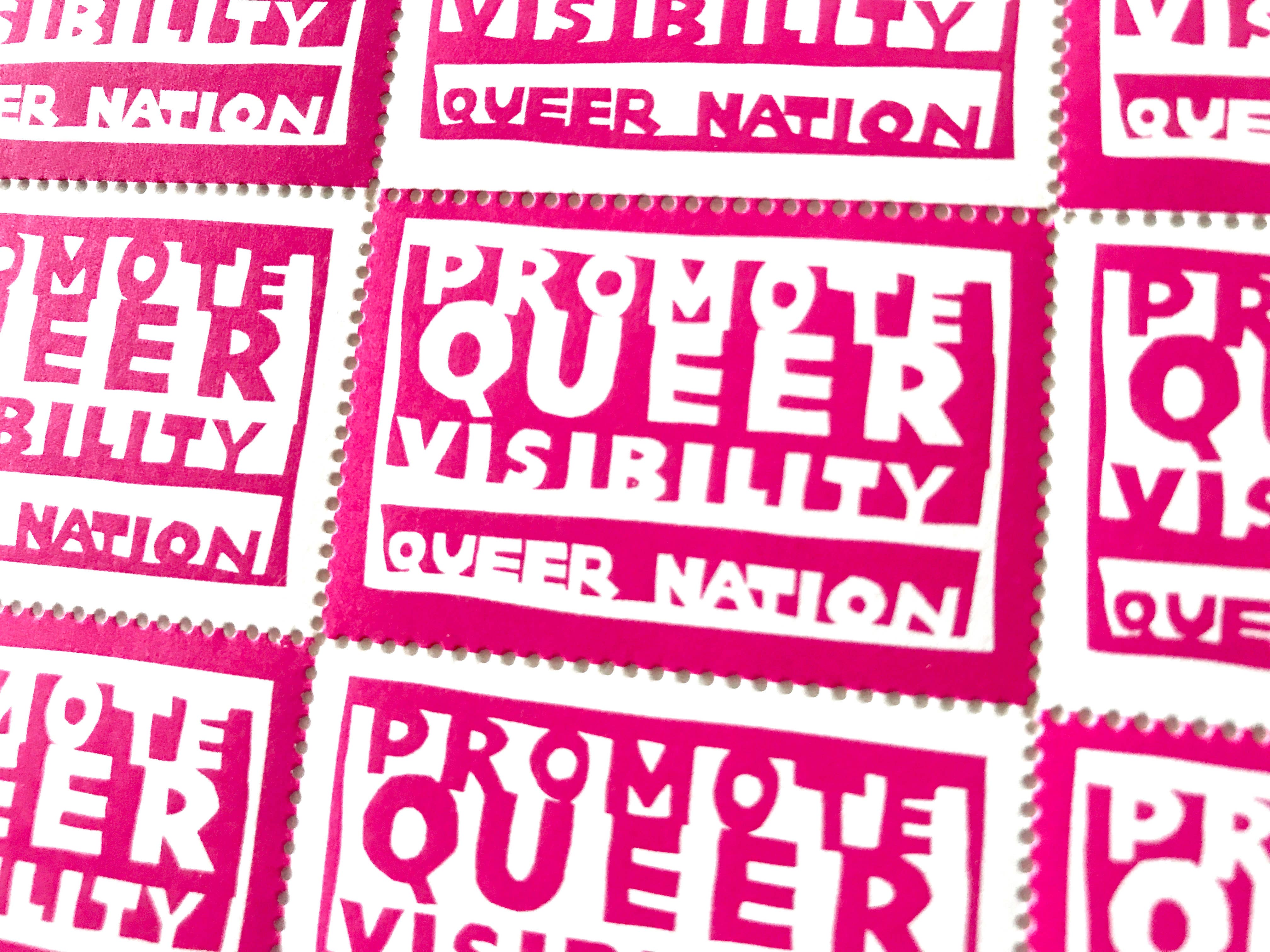 Promote Queer Visibility - Lick & Stick Benefit Stamps