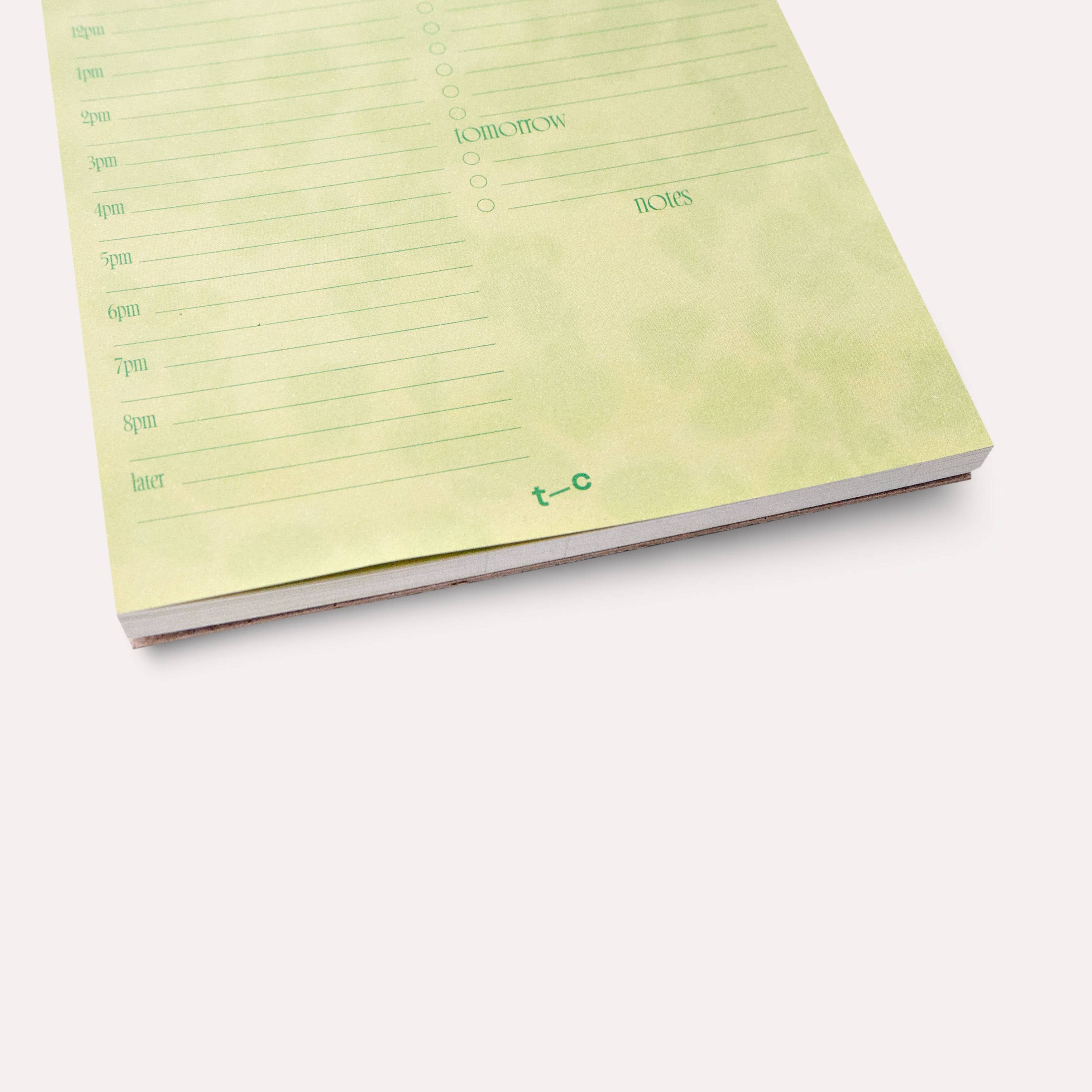 Hazy Daily Planner Pad