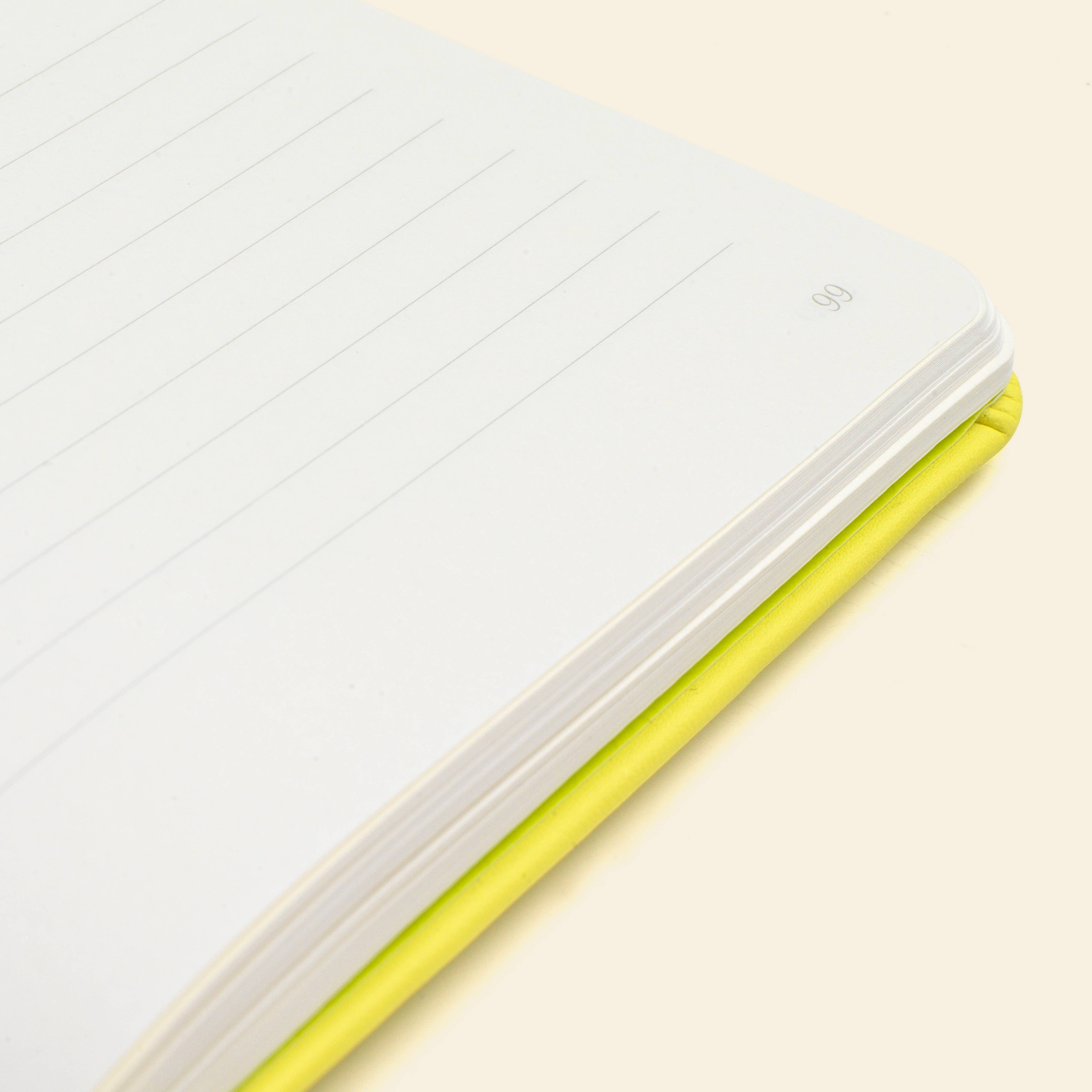Everyday Lined Notebook / Acid Green