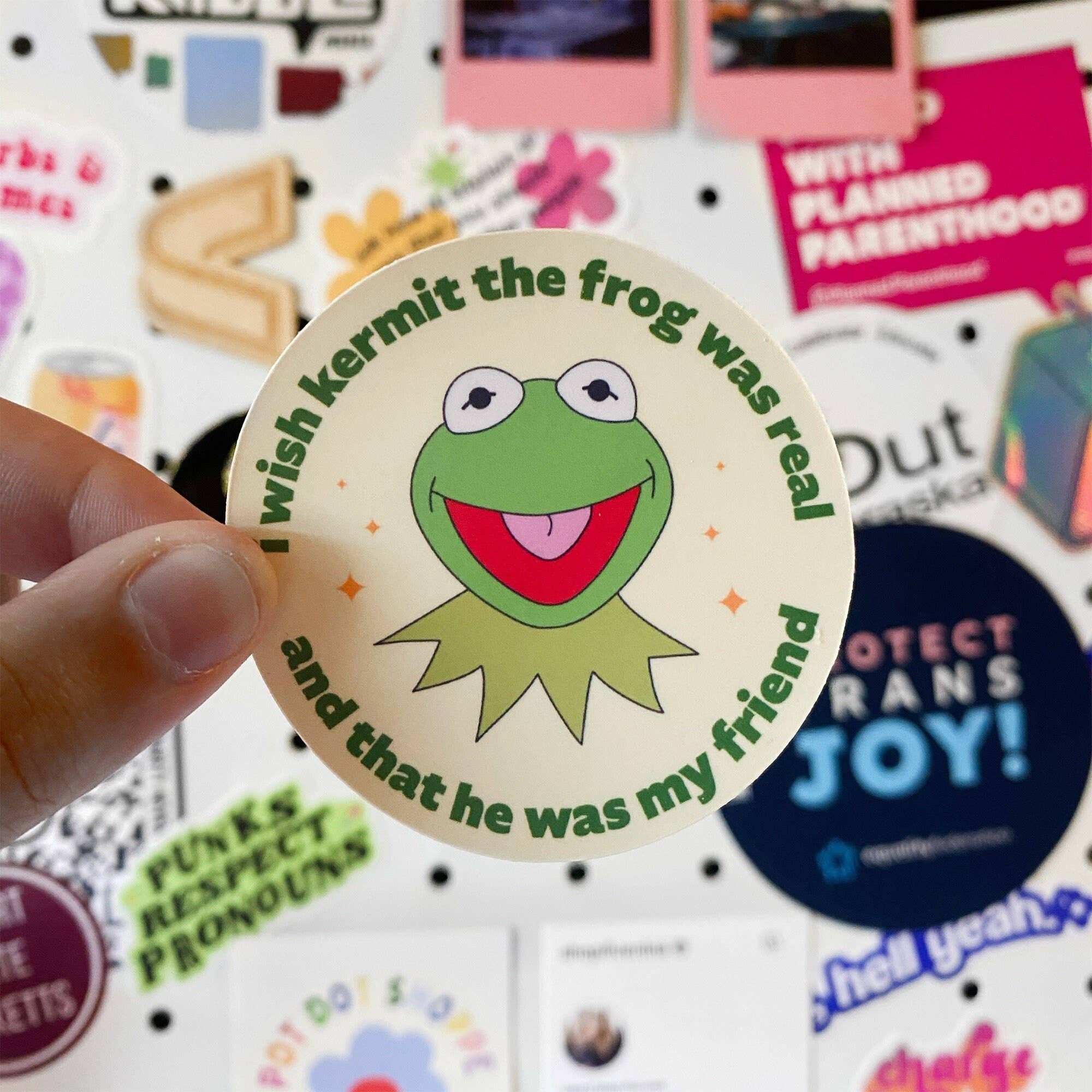 Friend of kermit sticker