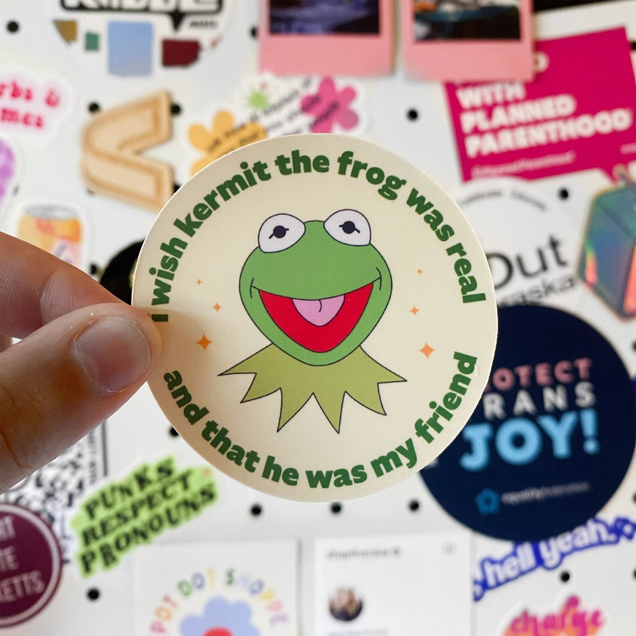 Kermit Friend Sticker