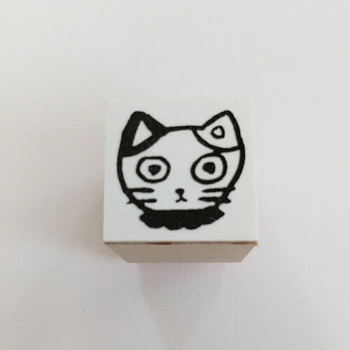 Chibi Mike-Chan Cat Rubber Stamp