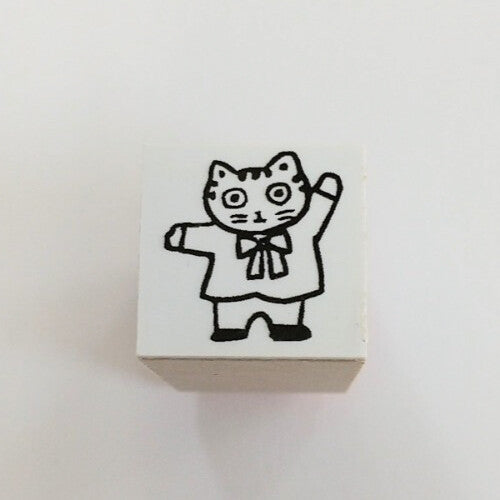 Chibi Chibi-chan Cat Rubber Stamp