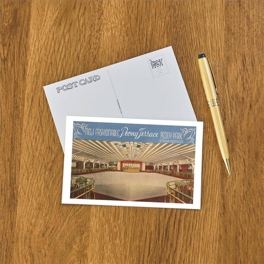 Omaha Peony Park Dance Hall Postcard
