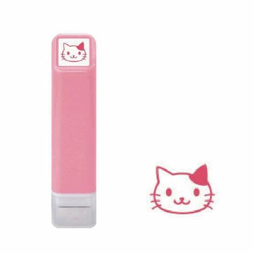 Mini Pink Cat Stamp