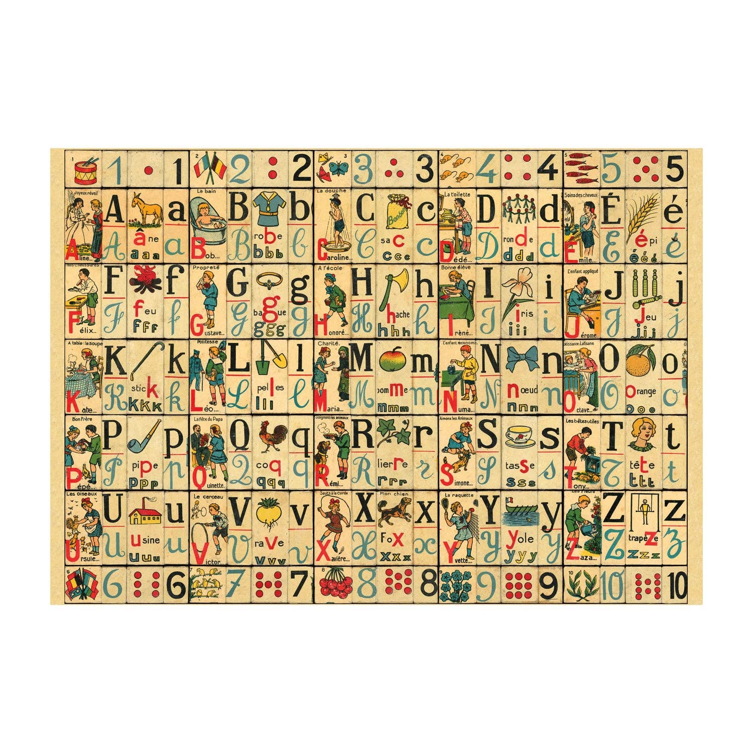 Children's Bricks gift wrap