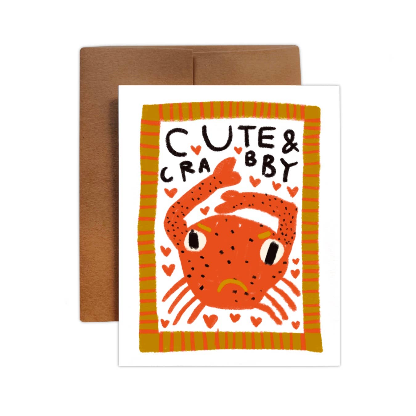 CUTE & CRABBY Greeting Card