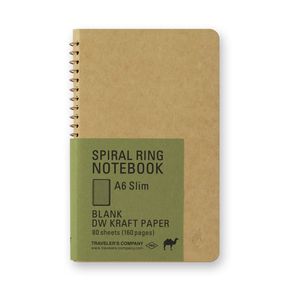 a6 slim dw kraft paper notebook