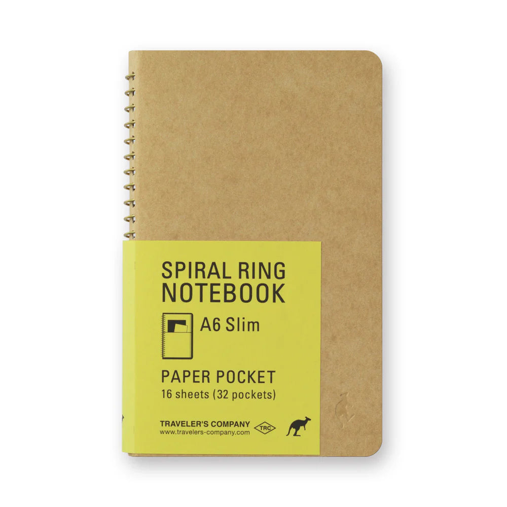 a6 slim paper pocket notebook