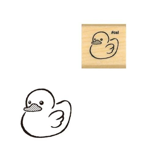 Duck Mini Rubber Stamp